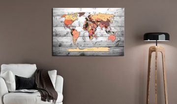 Artgeist Wandbild World Map: New Directions