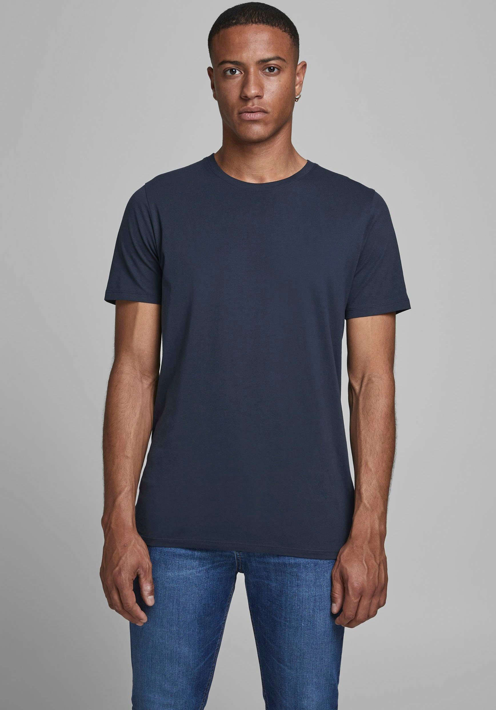 Jack & Jones Rundhalsshirt JJEORGANIC BASIC günstig online kaufen