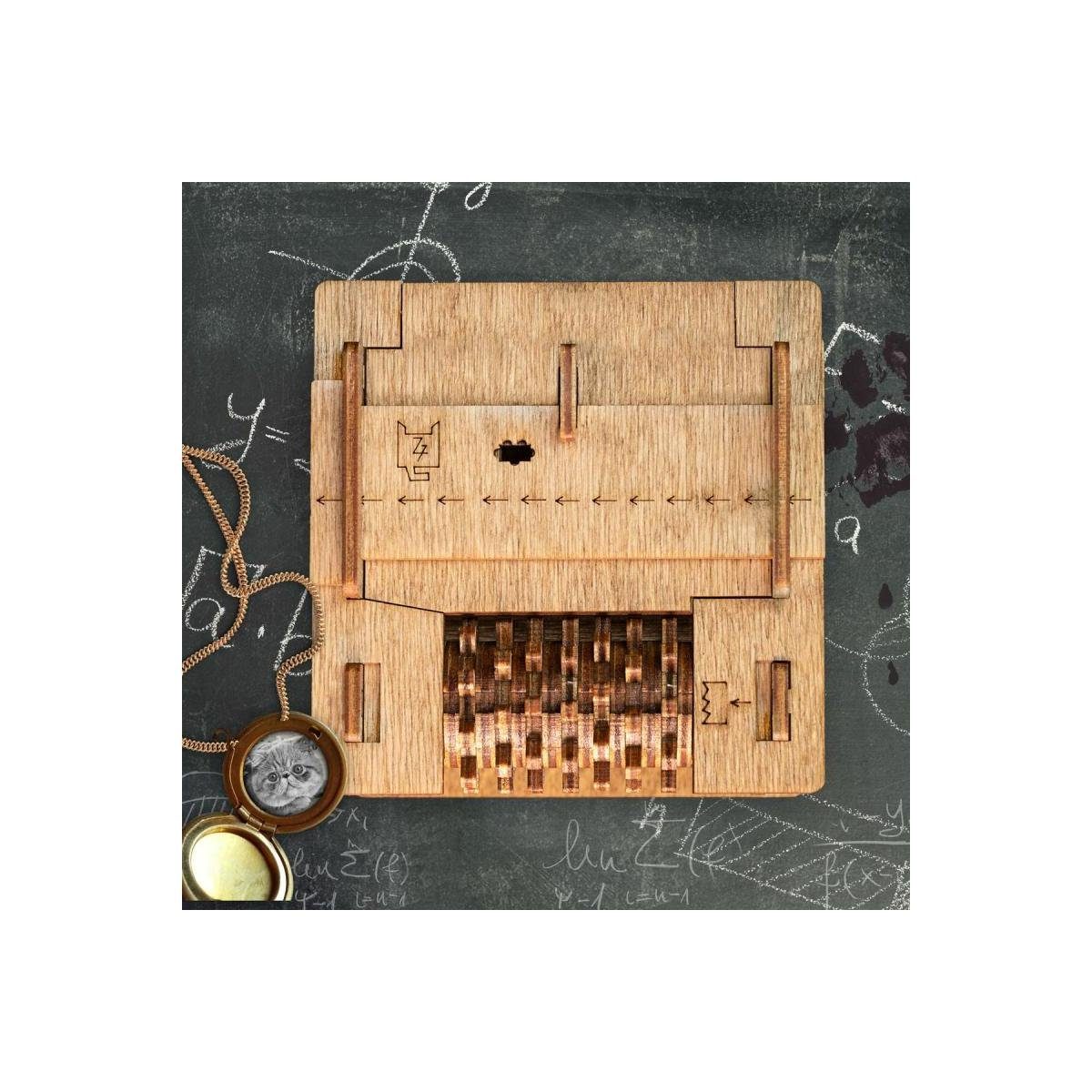 - -... Box einer Cluebox Familienspiel Room in Escape - Spiel, 0785045811094 iDventure