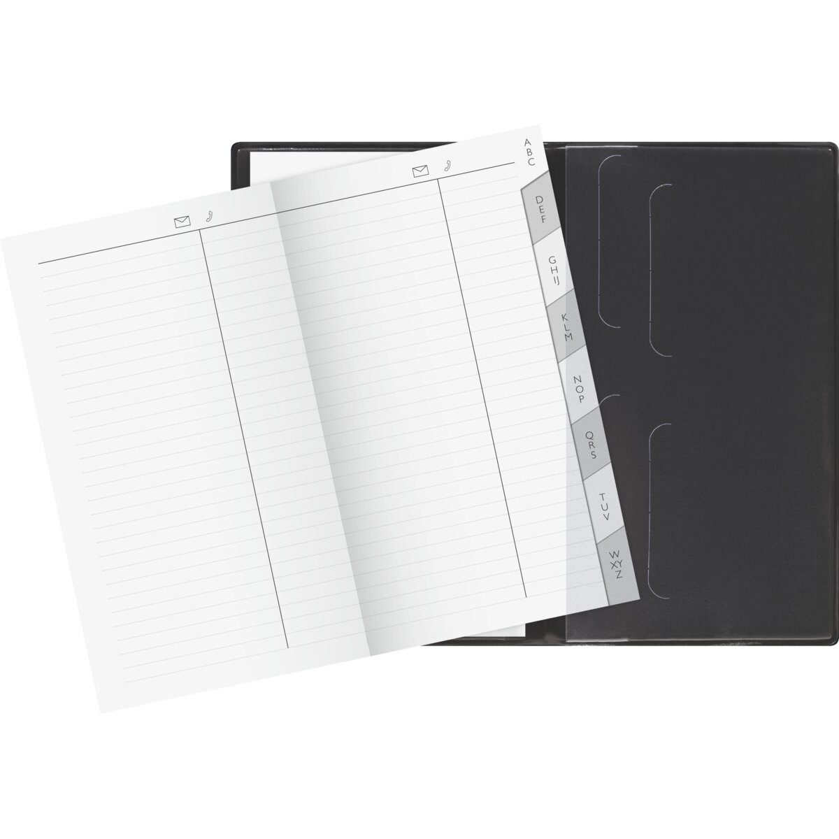 BRUNNEN Taschenkalender Taschenkalender 753 8,7x15,3cm 1 Monat/2 Seiten Kunststoff petrol 2027 – Bild 4 von 5