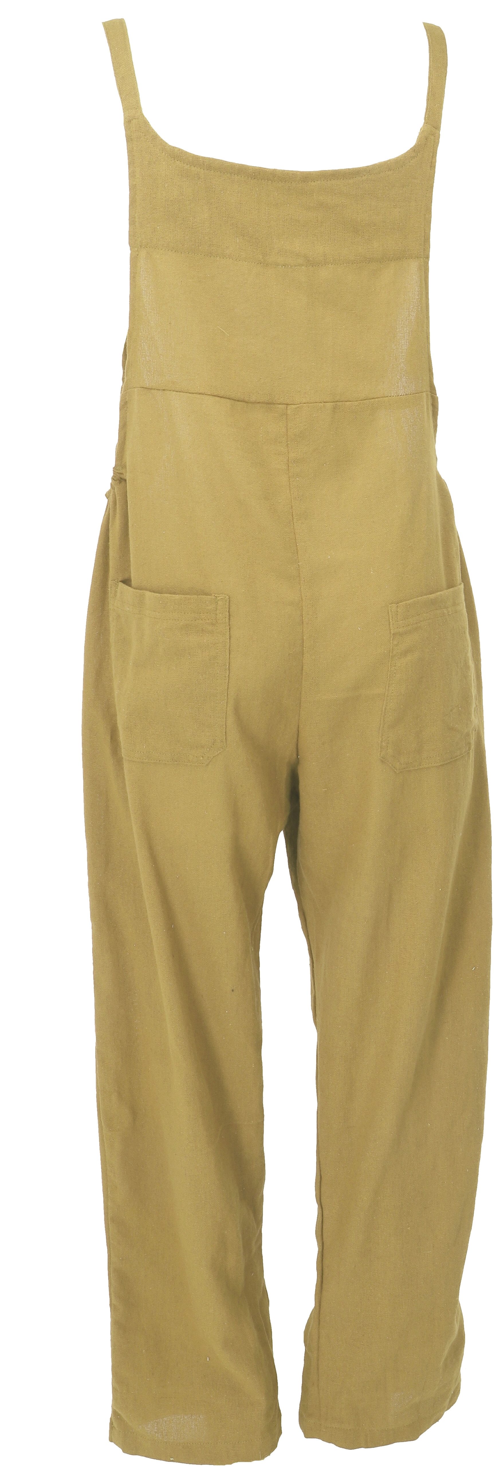 Guru-Shop Relaxhose Natürliche Boho Latzhose, Sommerlatzhose,.. Ethno Style, alternative Bekleidung – Bild 5 von 5