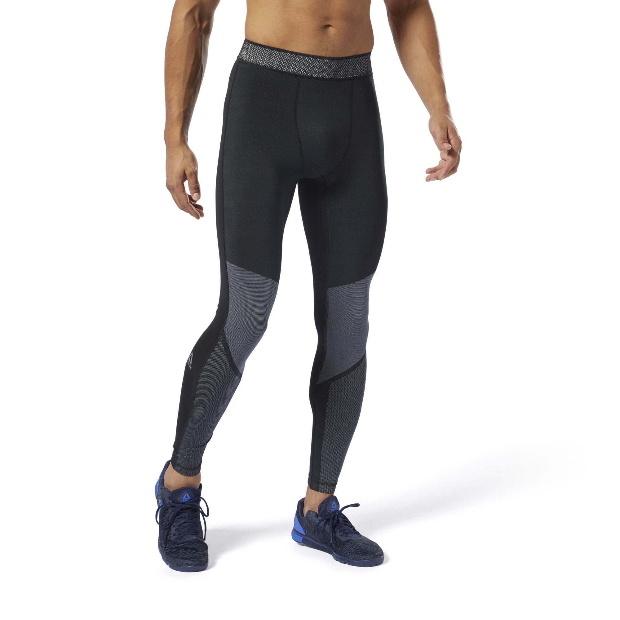 Reebok Leggings »Training Jacquard Compression Tight« online Reebok Jacquard Compression Schwarz Tights Herren Online