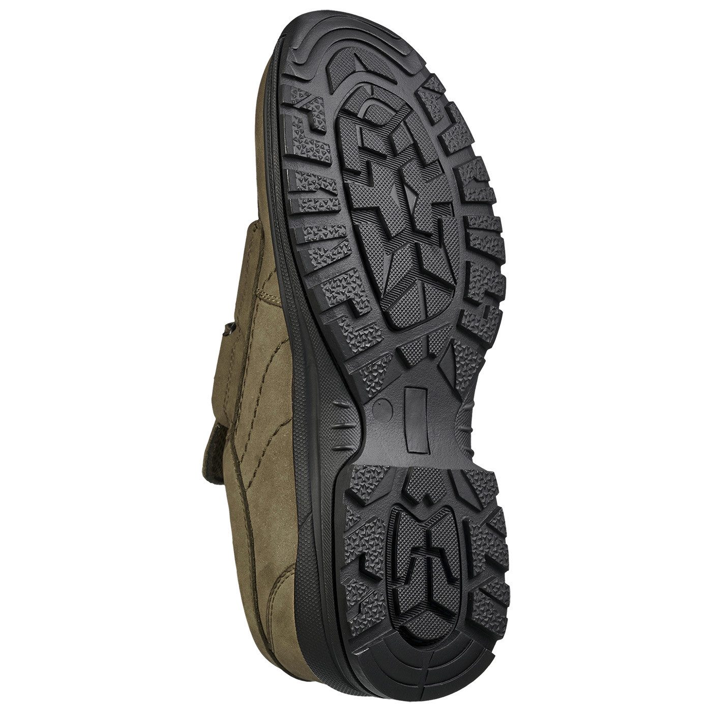 Schmidt Nubukleder mit Klett Wanderschuh (auswechselbaren Fußbett, griffiger Gummiprofilsohle) Wasserabweisend