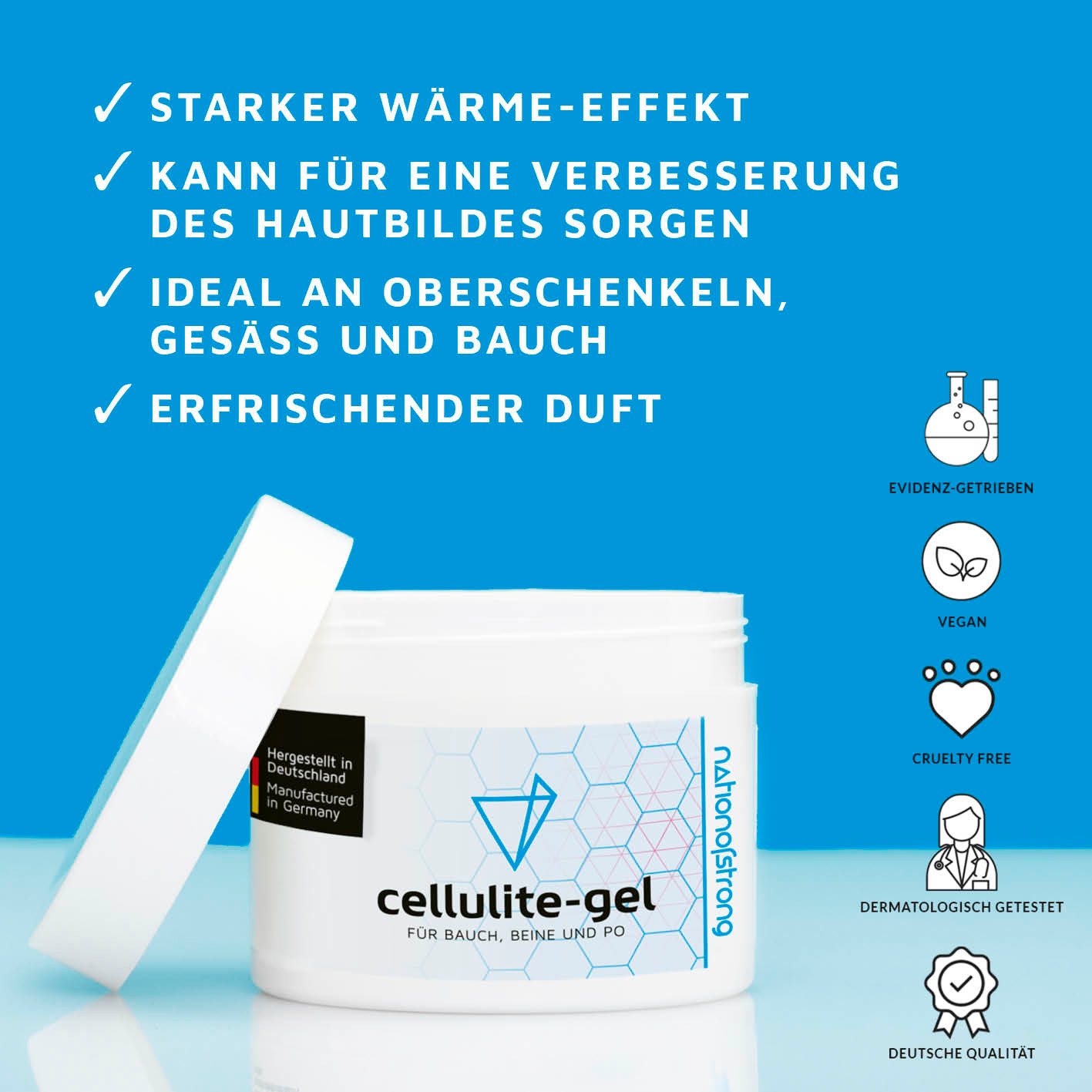 Nation of Strong Körpercreme Beauty Hautstraffende Körperlotion-Gel 225 ml