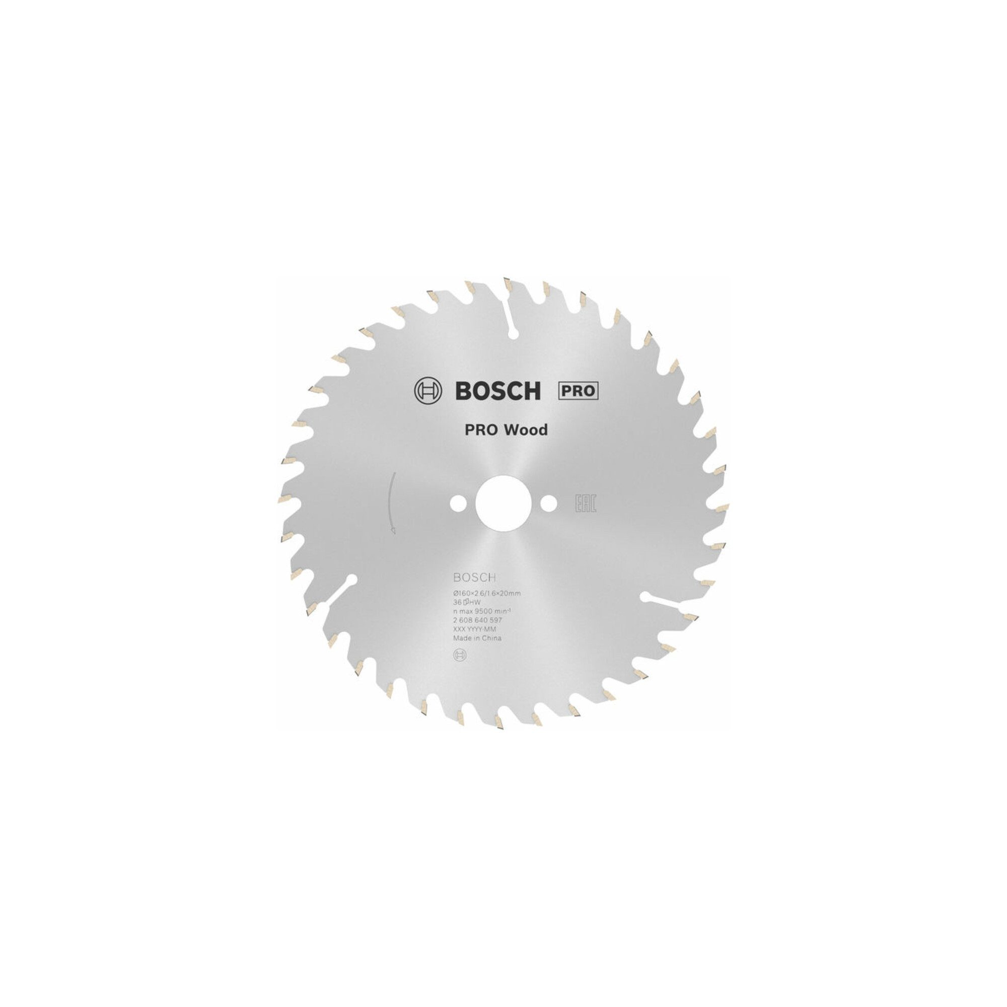 Bosch Professional Kreissägeblatt Bosch Kreissägeblatt Optiline Wood für Handkreissägen 160 x 20/16 x 2