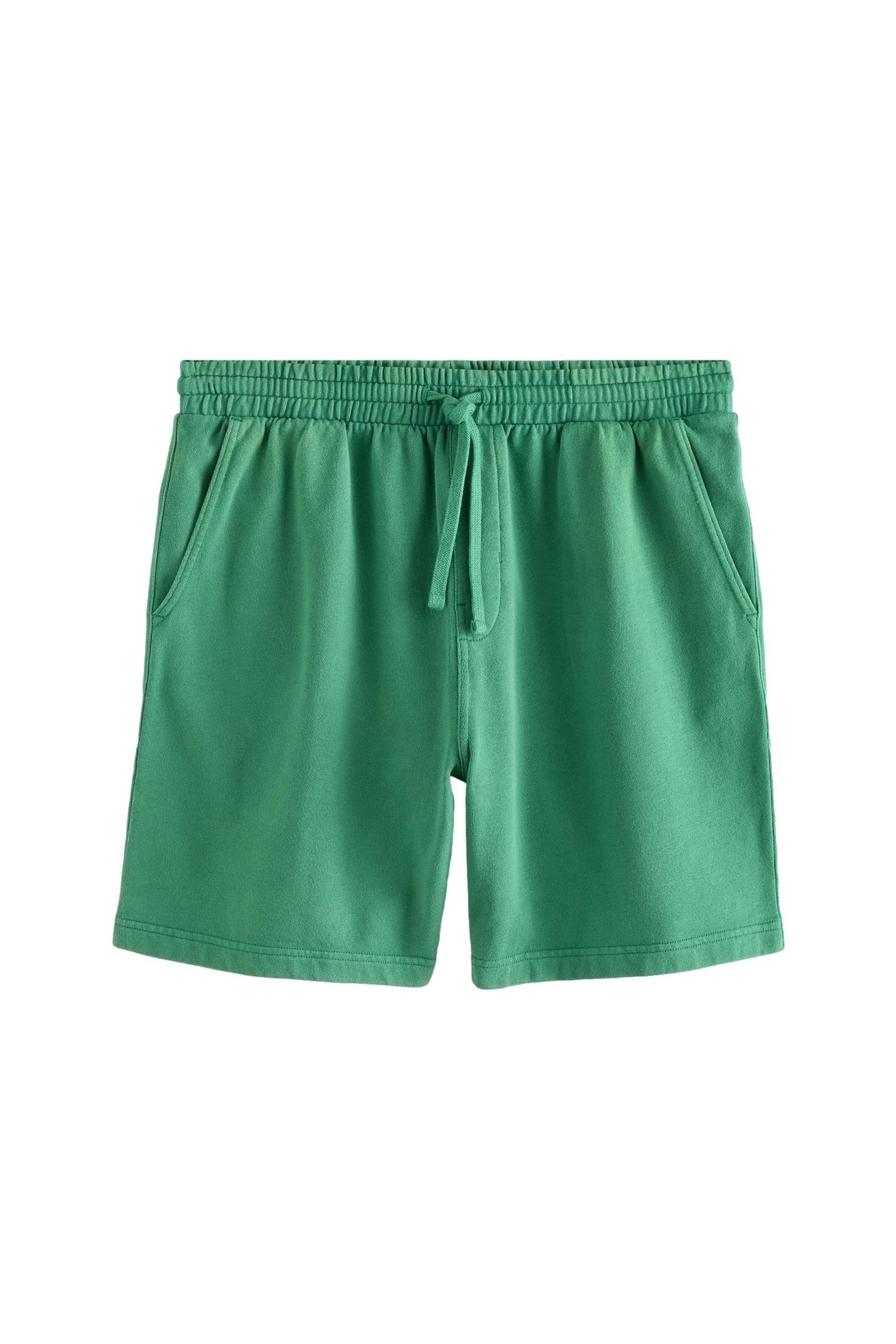 Sweatshorts Stückgefärbte Jersey-Shorts