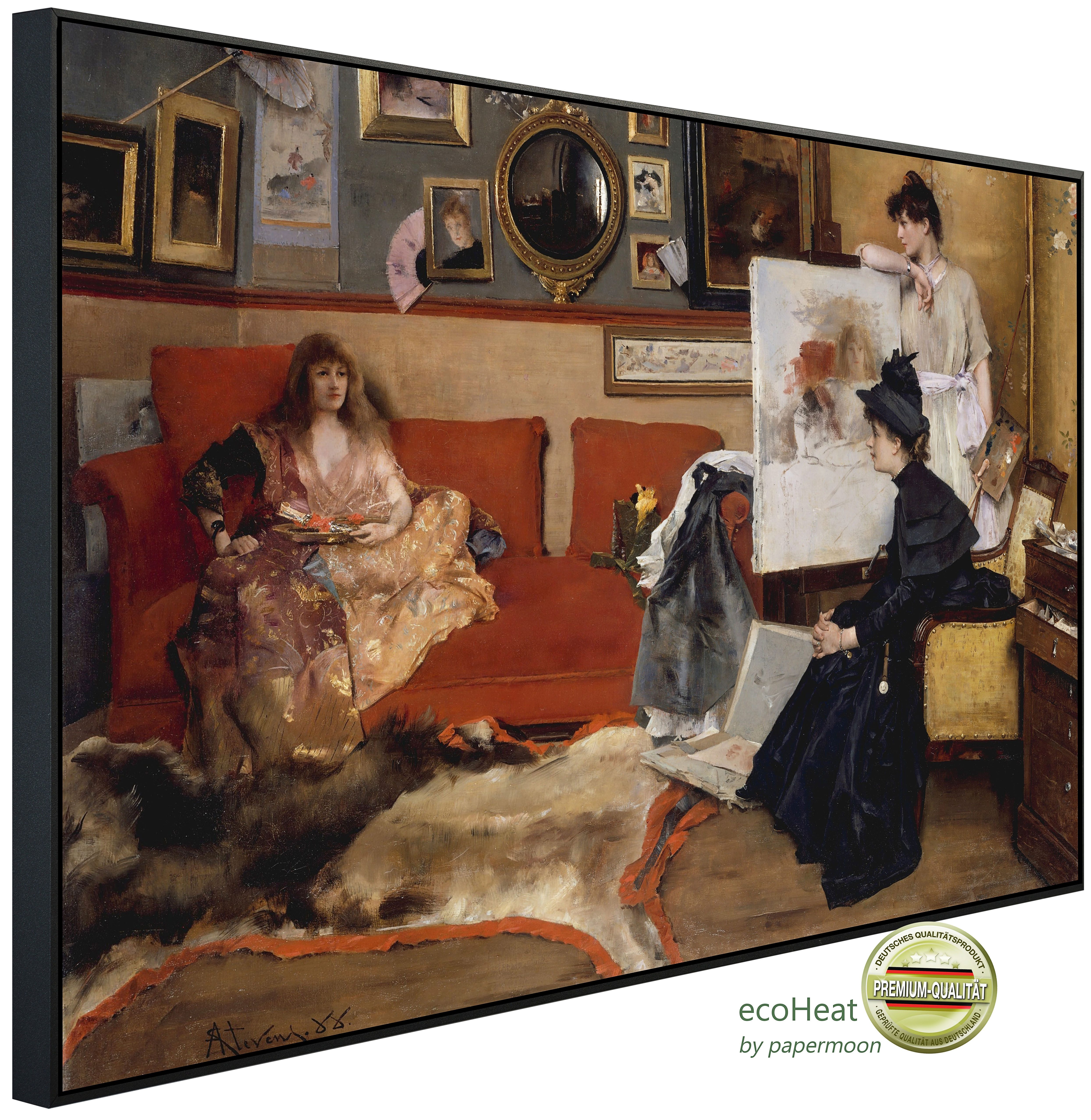 Papermoon Infrarotheizung INFRAROT-BILD-HEIZUNG, Stevens, TÜV-Rheinland/GS zertifiziert, angenehme Strahlungswärme