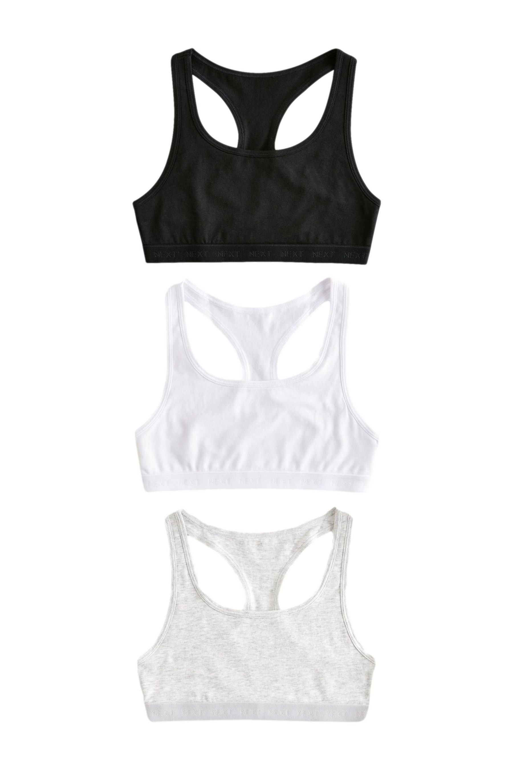 Next Crop-Top 3er-Pack Kurztops mit Ringerrücken günstig online kaufen
