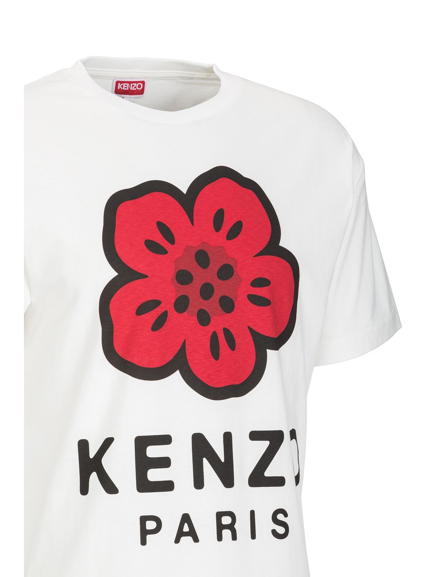 KENZO T-Shirt Tee Boke Flower Di Cotone