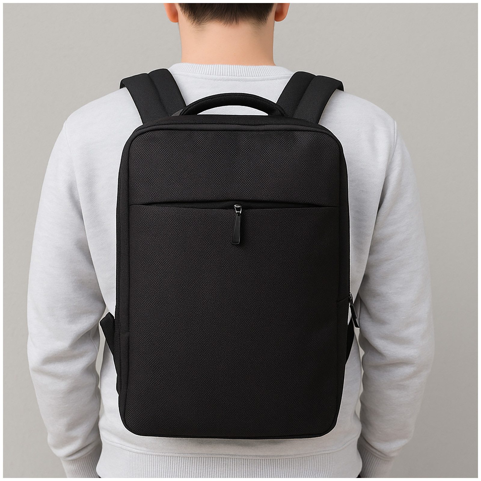 HTI-Living Laptoprucksack Kompakter Laptop-Rucksack mit USB-Anschluss (Stück, 1-tlg., 1 Rucksack), Laptop Rucksack