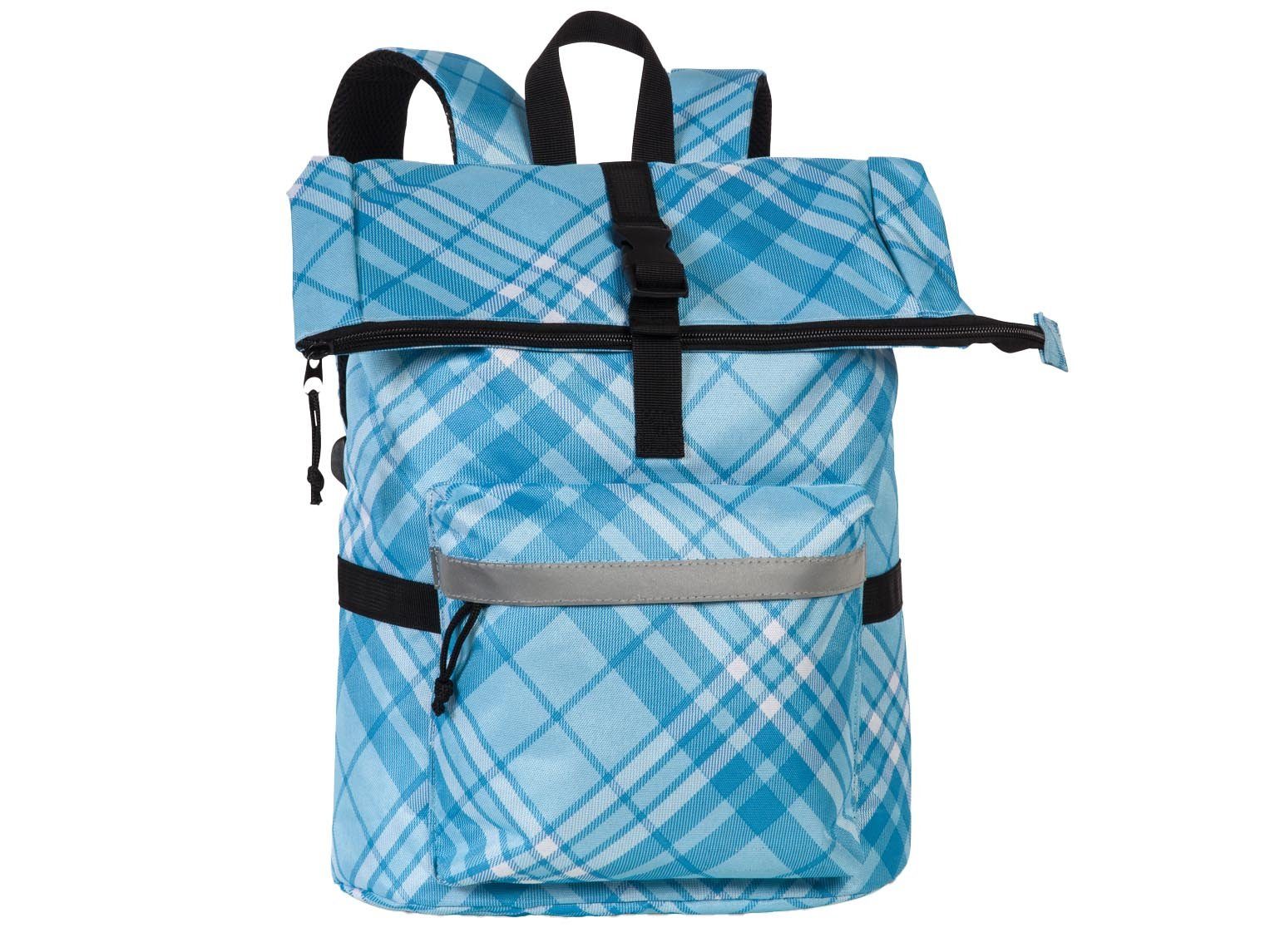 fabrizio® Einkaufstrolley "Helena Vera" Rucksack Rolltop, 16.5 l, Reflektor günstig online kaufen