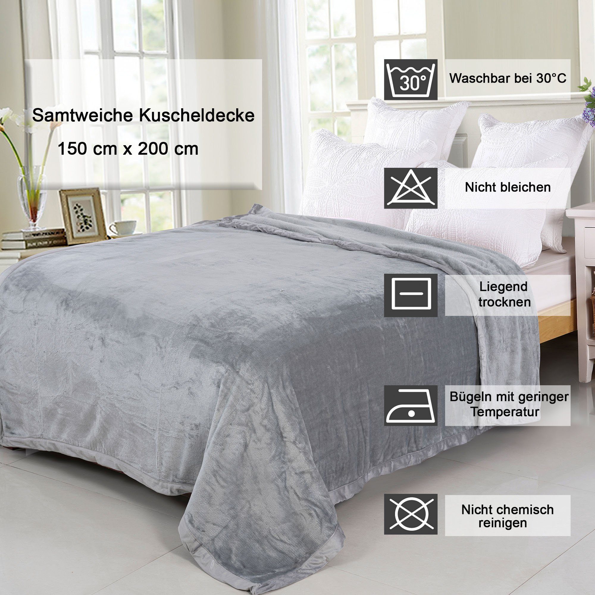 Haus und Deko Tagesdecke Kuscheldecke günstig online kaufen