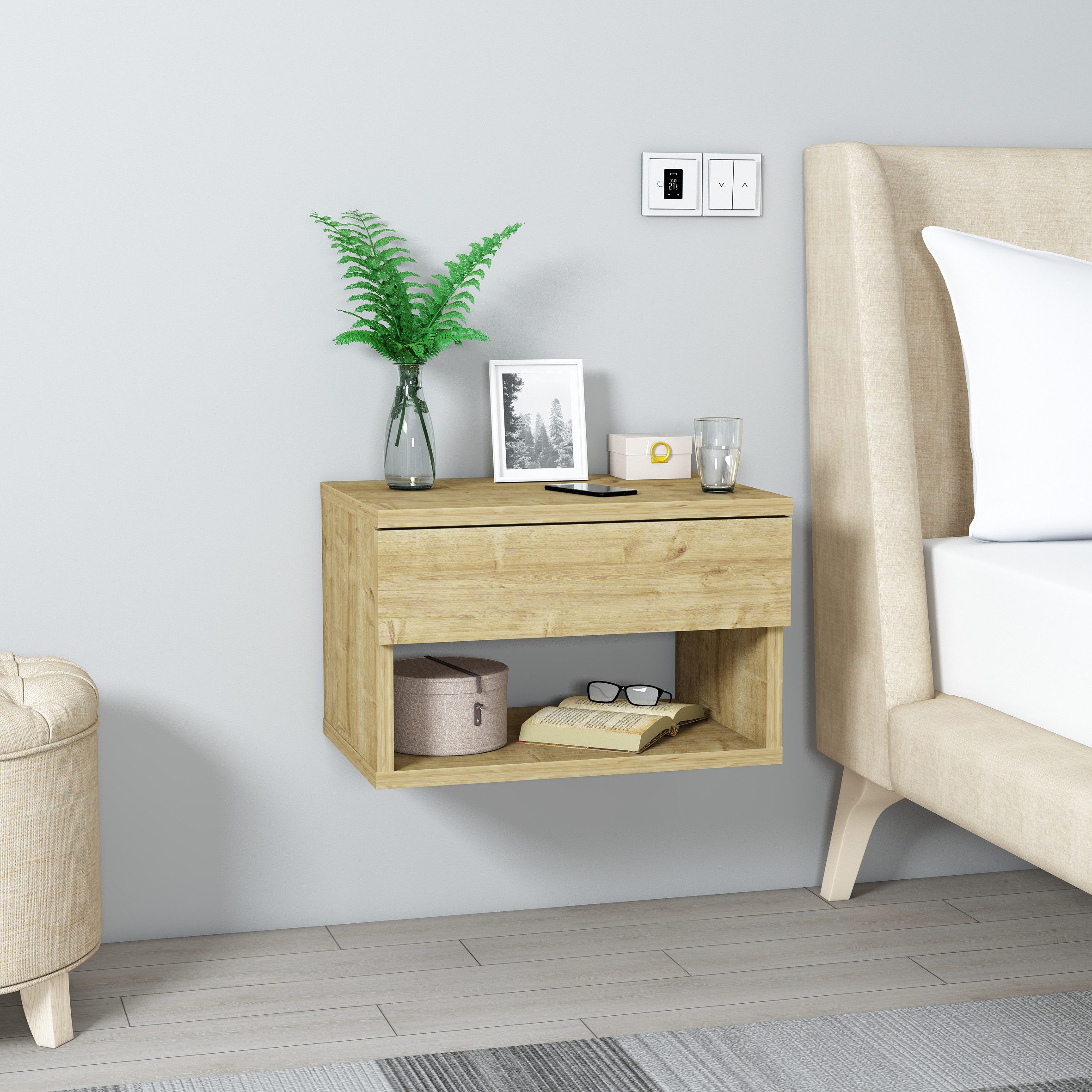 DEMA Home Nachttisch Hestia, Nightstand aus günstig online kaufen