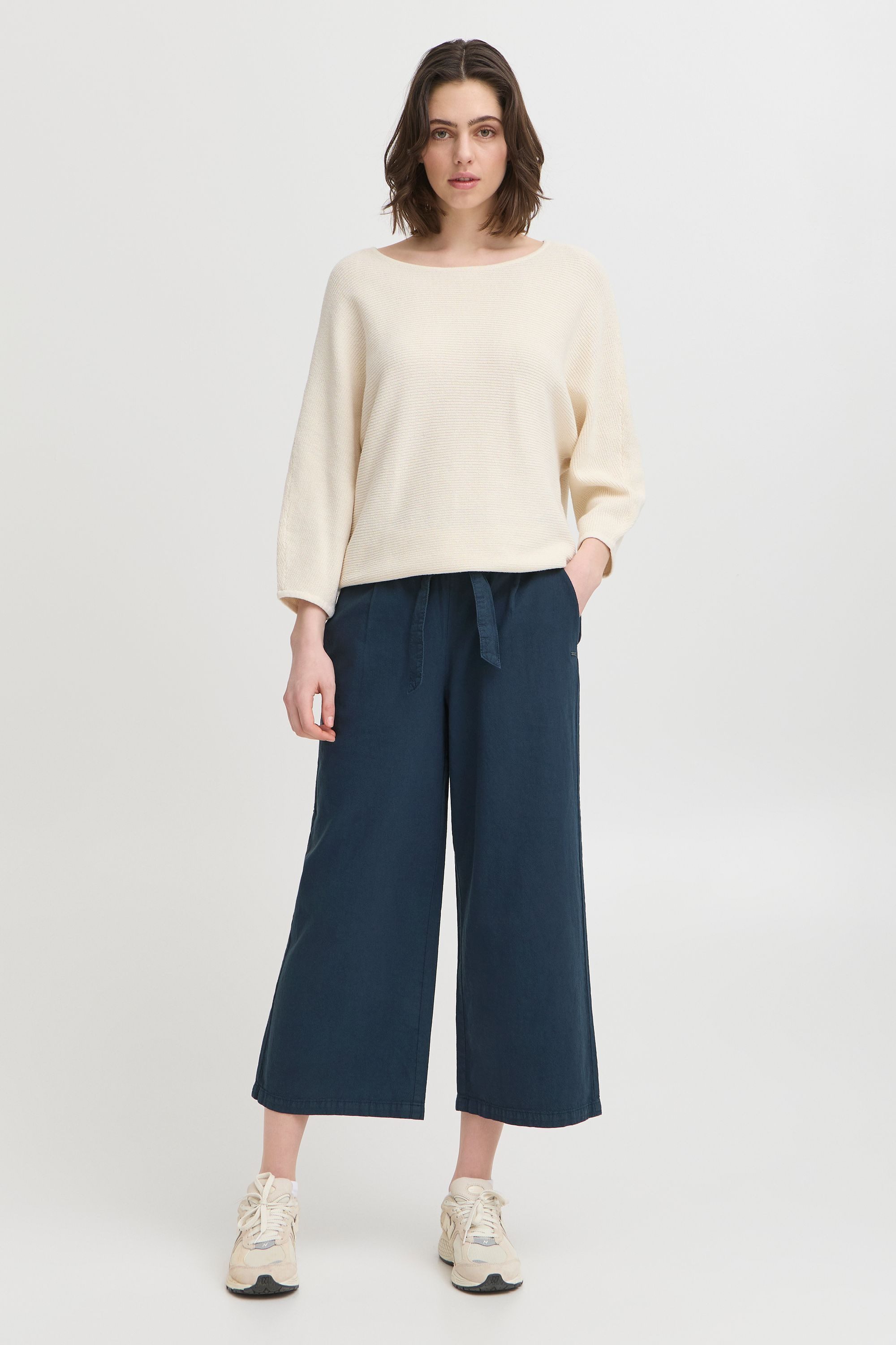 OXMO Culotte OXLinasa Modische Stoffhose – Bild 3 von 5