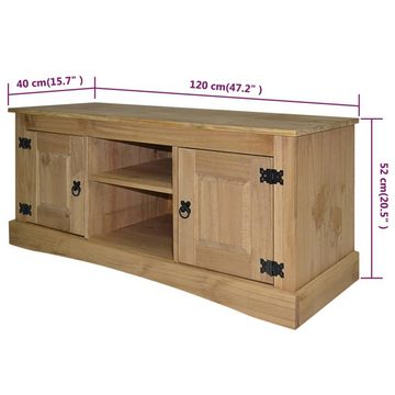 vidaXL TV-Schrank TV-Schrank Mexiko-Stil Kiefernholz 120x40x52 cm (1-St)