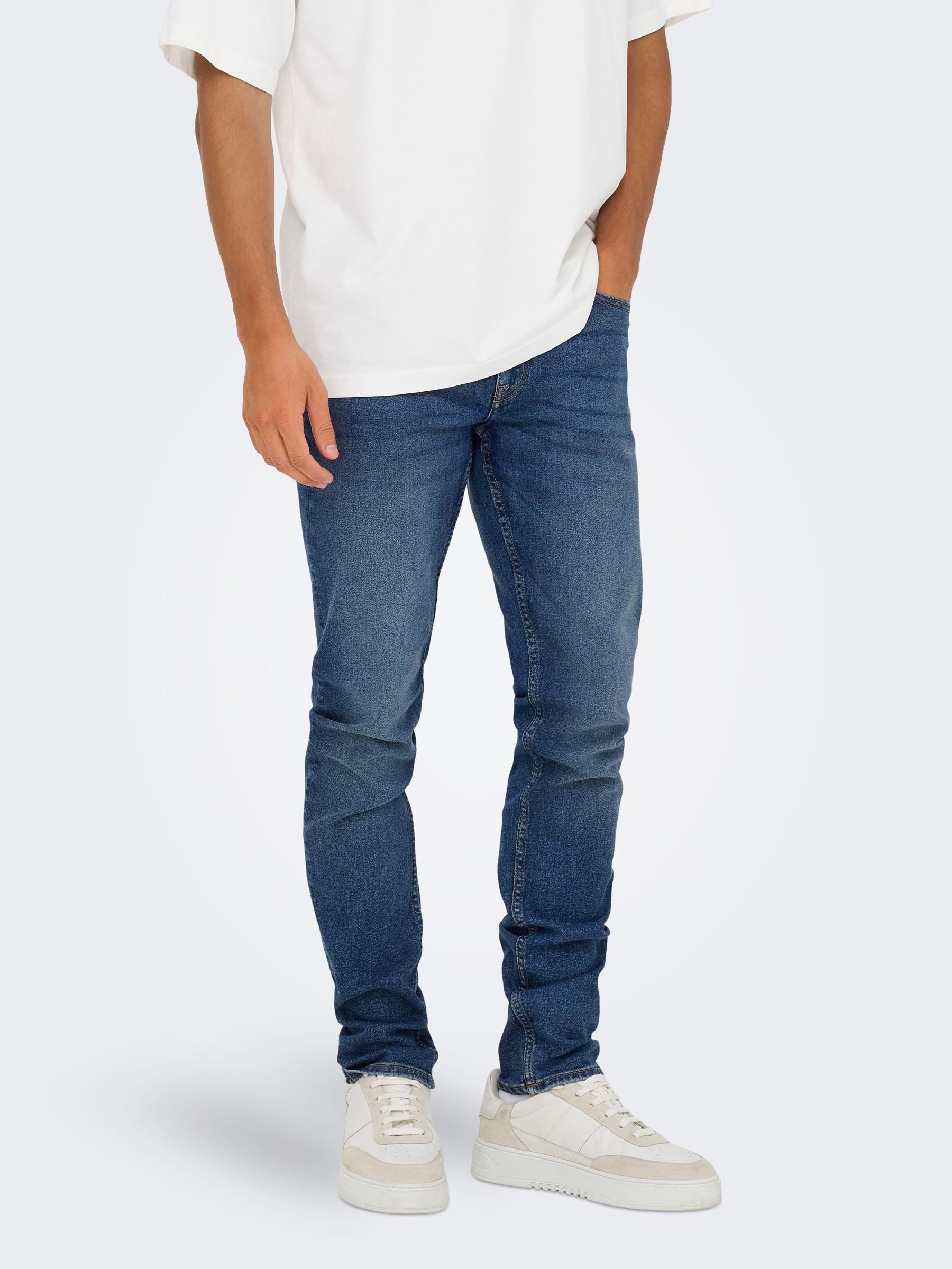 ONLY & SONS Slim-fit-Jeans ONSLOOM SLIM 5748 EY BOX JEANS MU Baumwollmischu günstig online kaufen