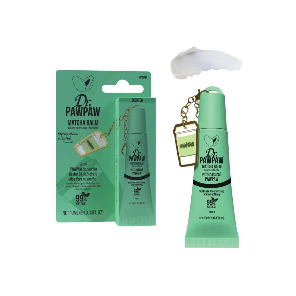 Dr. Pawpaw Lippenpflegemittel, Matcha Balm, feuchtigkeitsspendend, Lippenbalsam