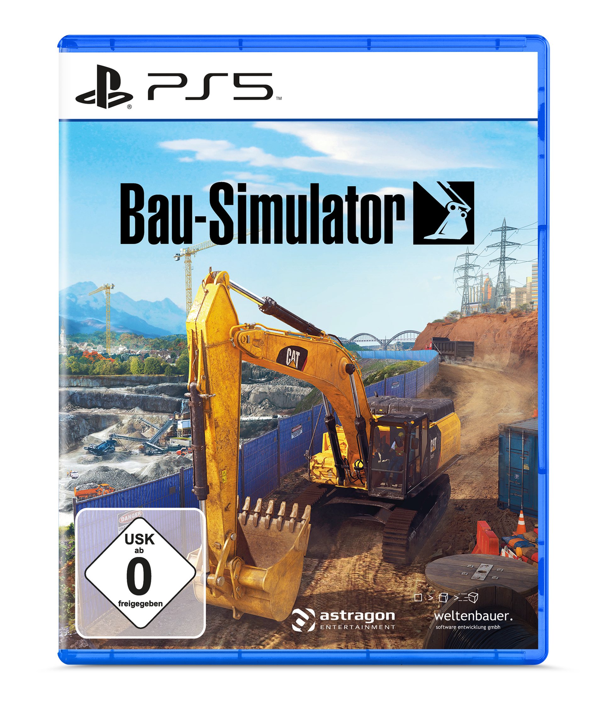 Bau-Simulator PlayStation 5, Zwei gigantische Karten, inspiriert von den  USA und Deutschland