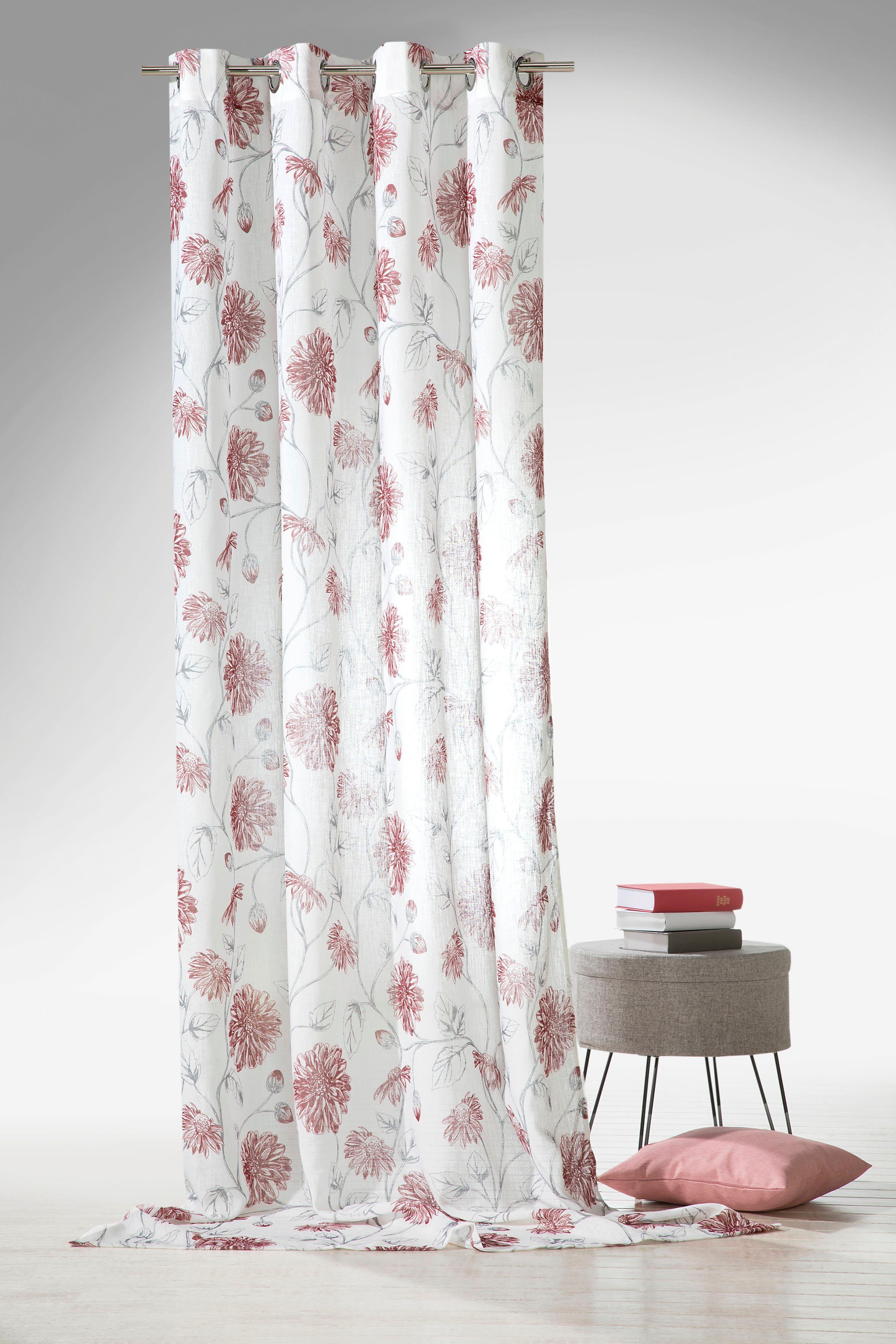 Weckbrodt Vorhang Dahlia, Ösen (1 St), günstig online kaufen