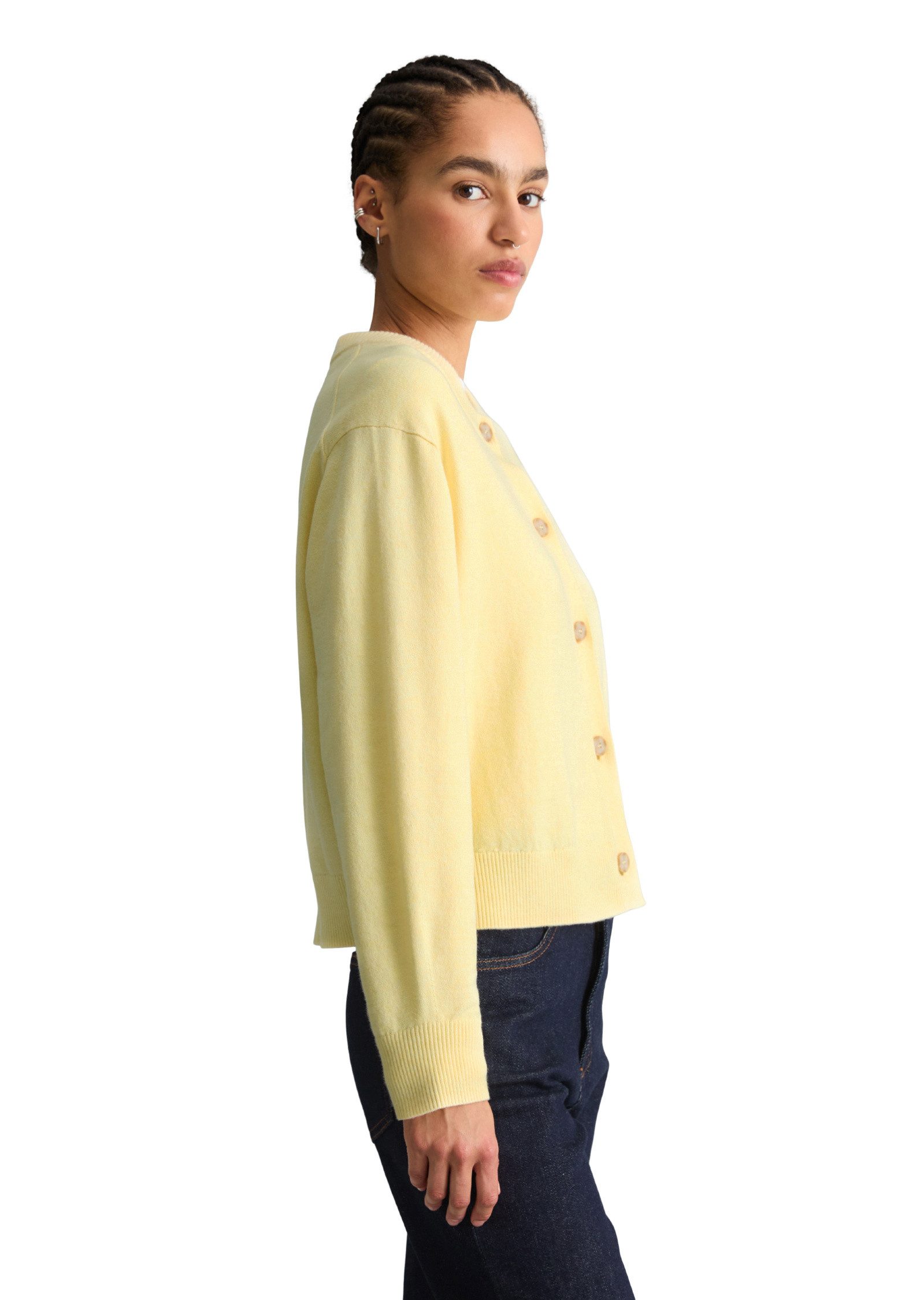 Marc O'Polo DENIM Cardigan aus Soft Cotton Stretch