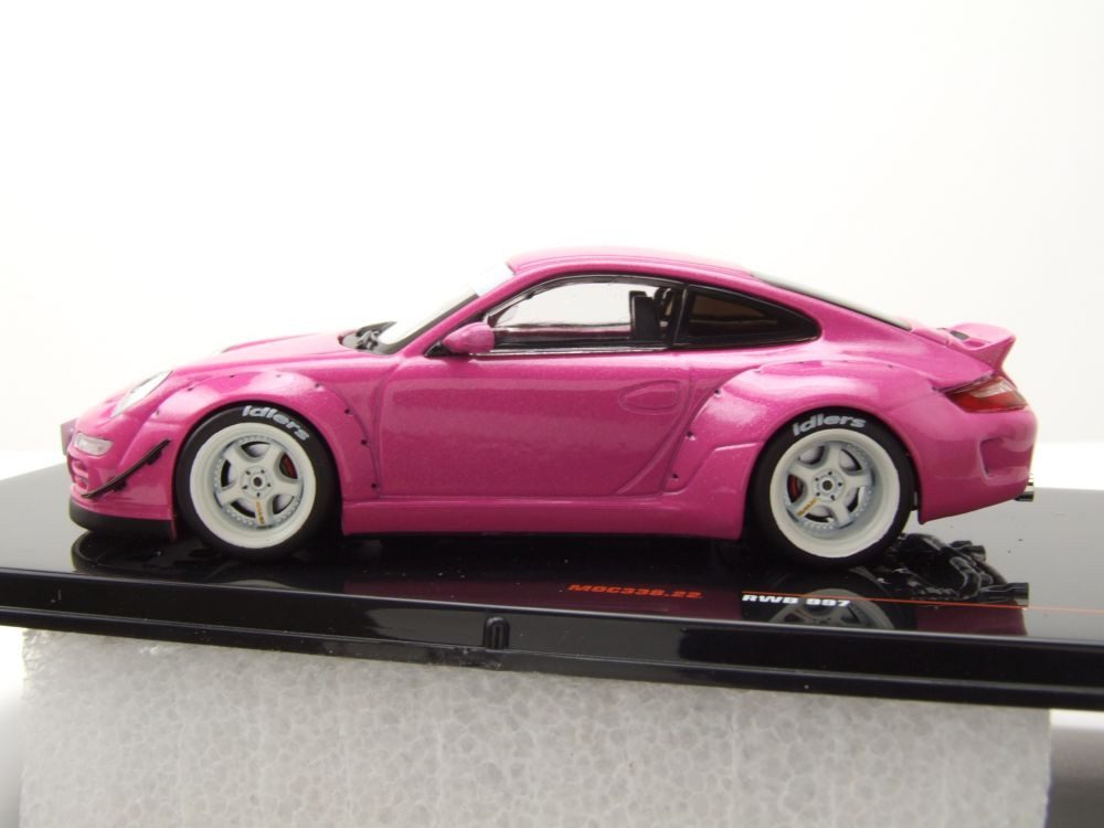 ixo Models Modellauto Porsche 911 (997) RWB rosa, Maßstab 1:43