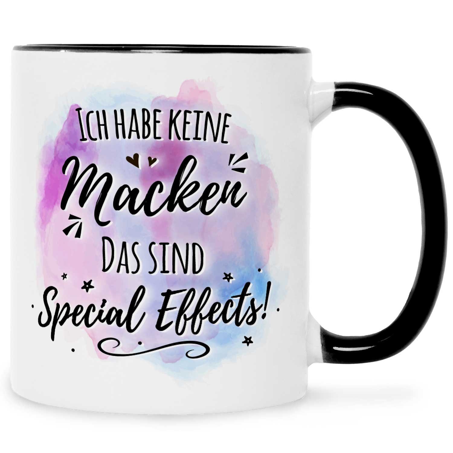 Tasse mit Spruch - Ich habe keine Macken