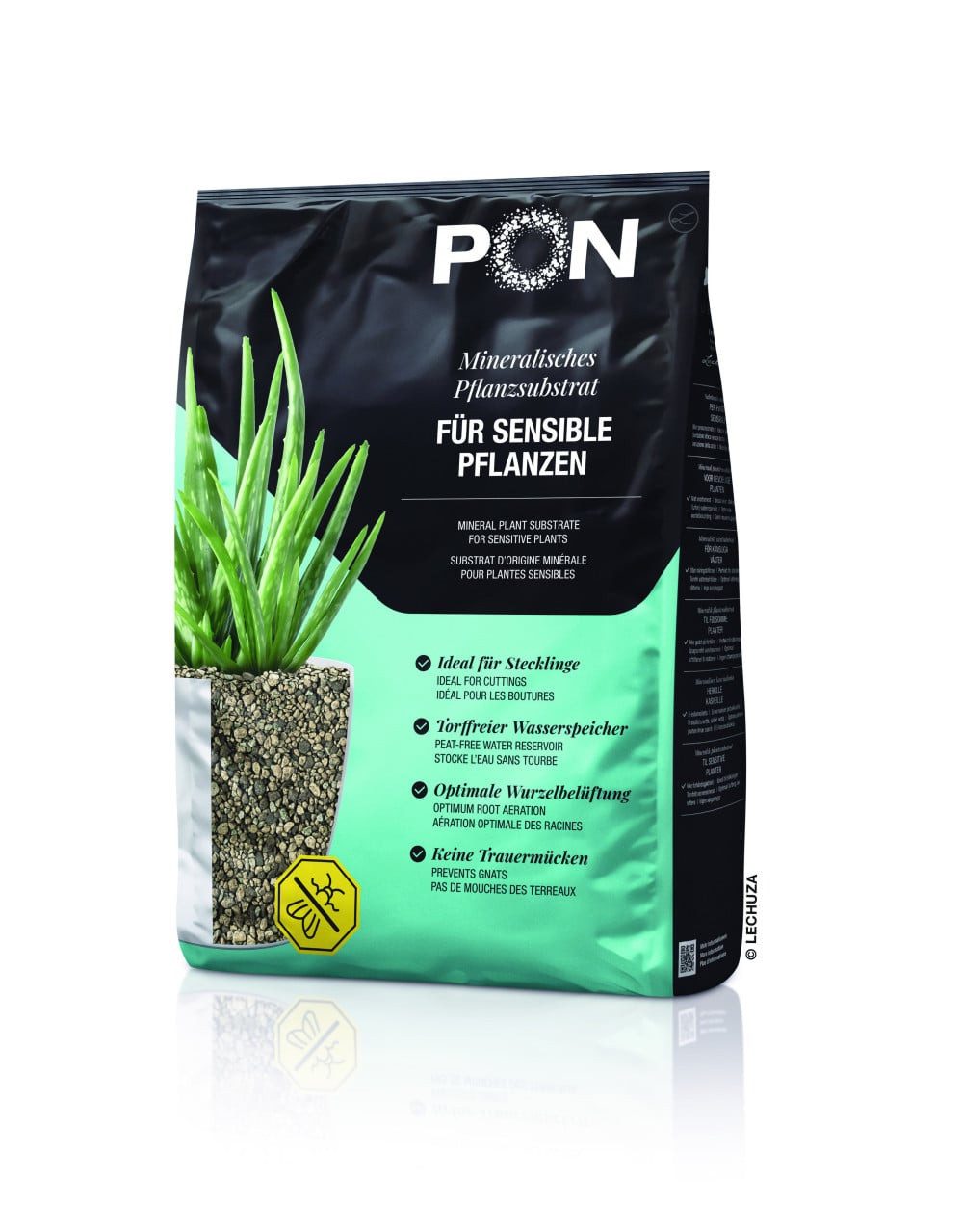 Lechuza® Pflanzgranulat Lechuza Basicpon Pflanzsubstrat für empfindliche