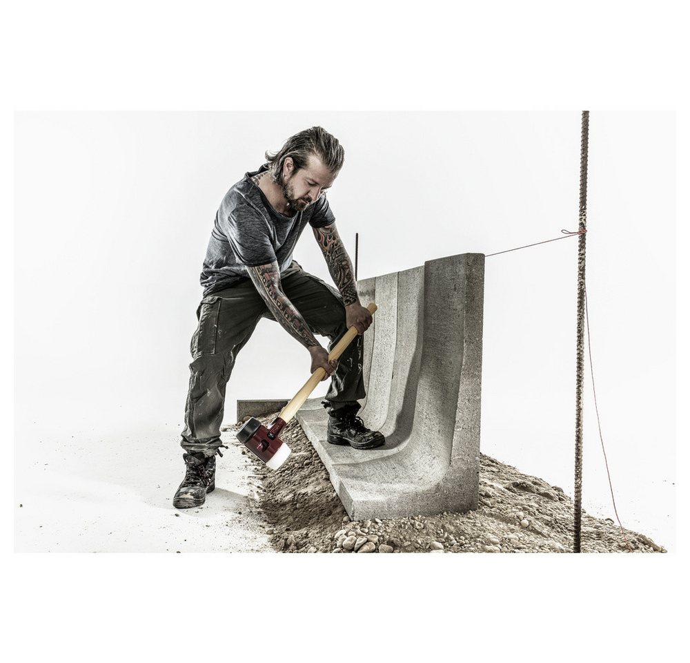 Thumbnail - HALDER Hammer Halder SIMPLEX 3027.080 Schonhammer ergonomischer Griff, mittelhart 27