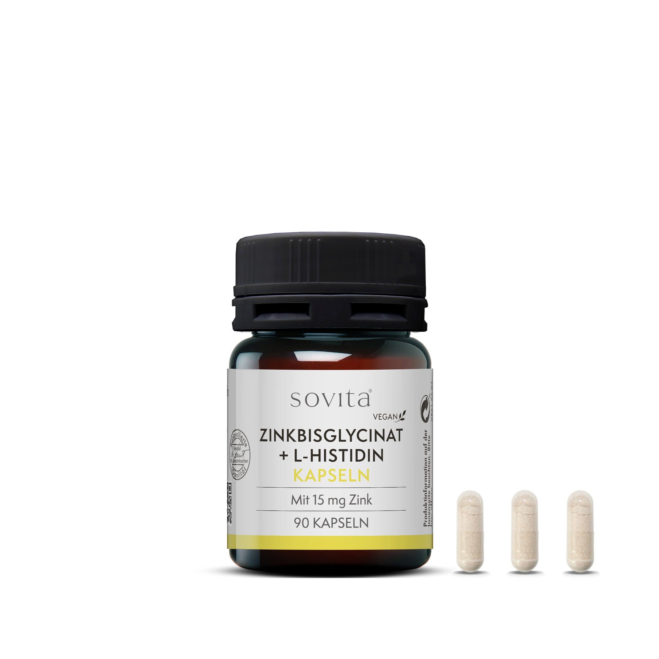 Ascopharm sovita Zinkbisglycinat + L-Histidin Kapseln