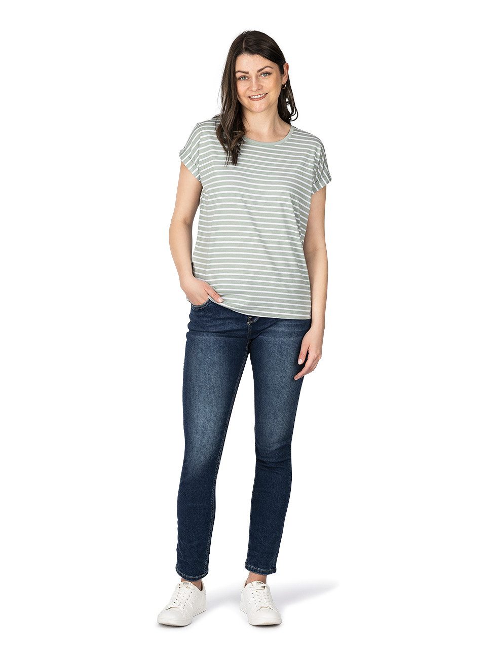 DENIMFY T-Shirt Damen Top DFSophie Regular günstig online kaufen