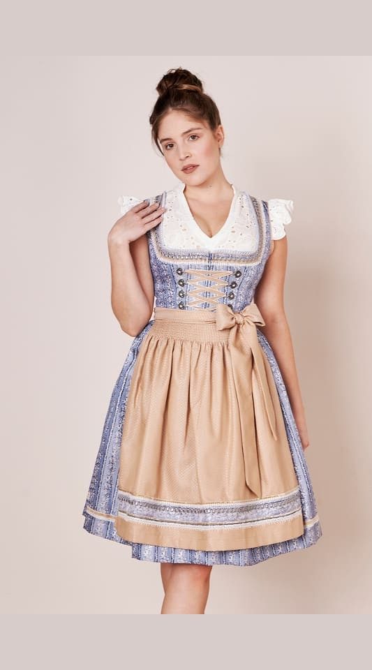 Krüger Madl Dirndl Dirndl Eike (60cm) - hellblau