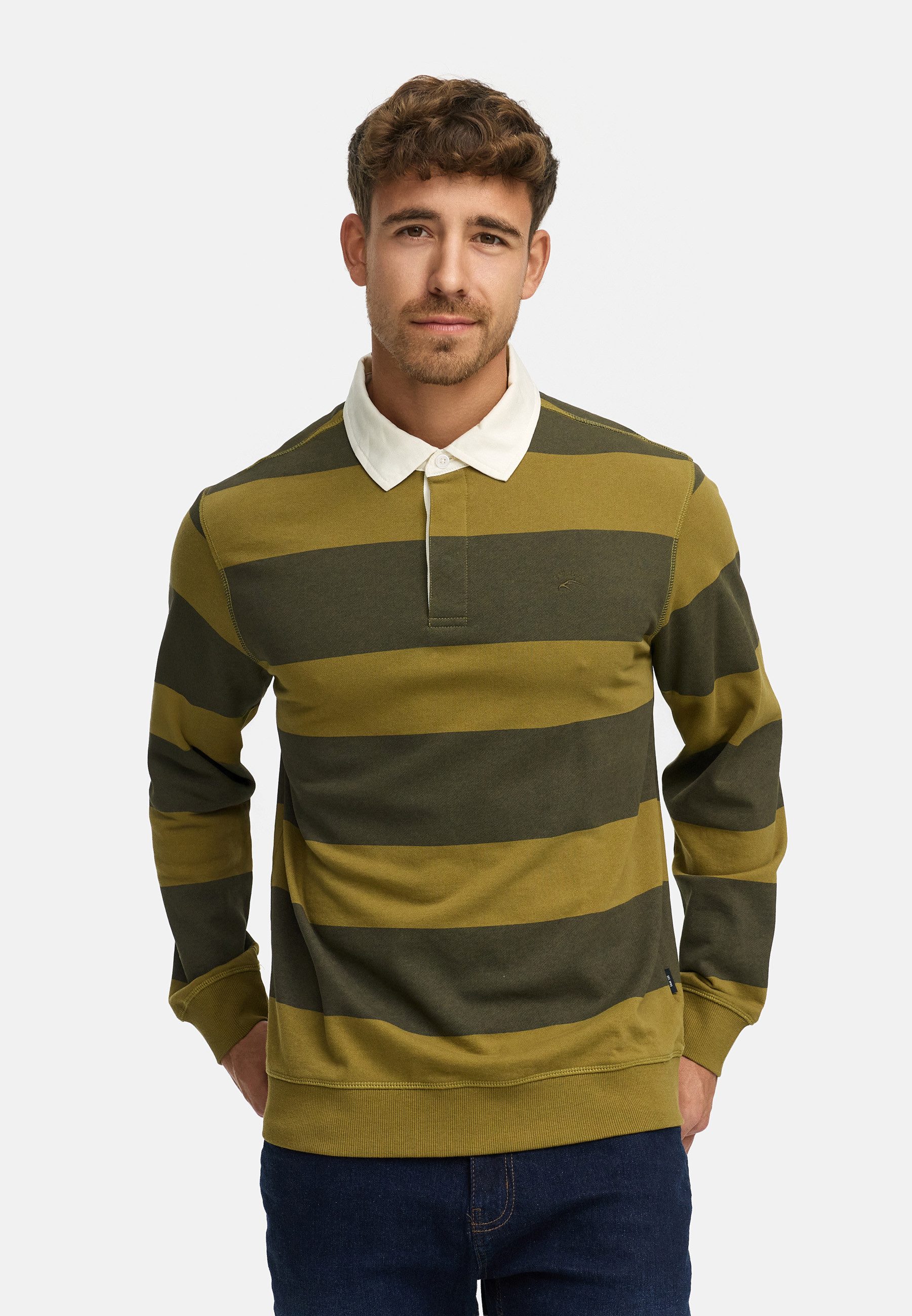 Indicode Langarmshirt Herren INDinaro Shirt Langarm Herrenshirt Klassisches günstig online kaufen