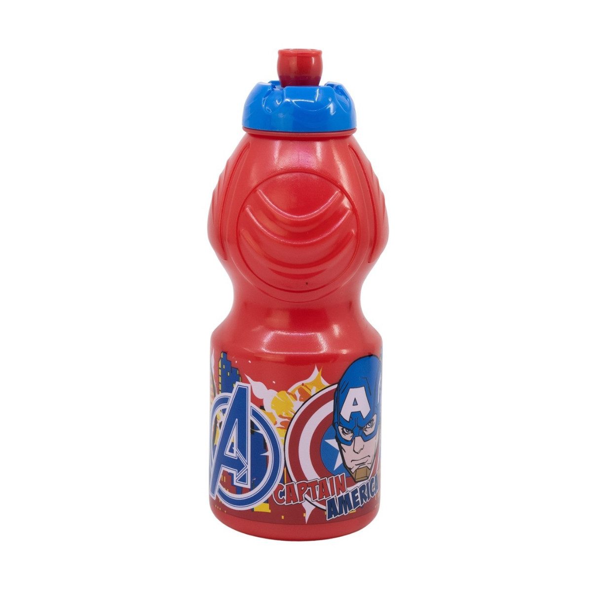 MARVEL Trinkflasche Kindertrinkflasche 400 ml für Schule und Freizeit
