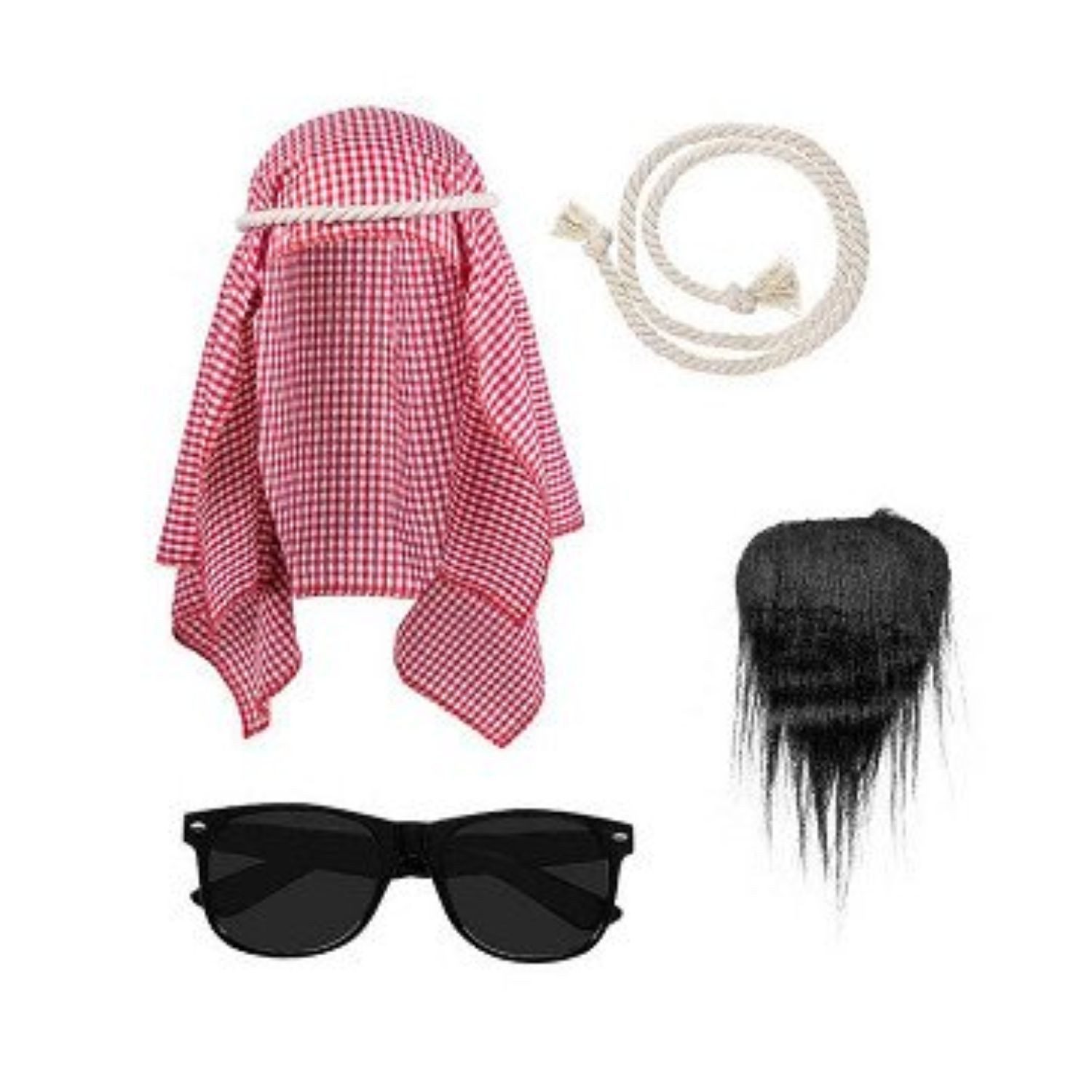 Boland Kostüm Kostüm-Set 'Arabischer Fürst' 4-tlg., Kopftuch, S