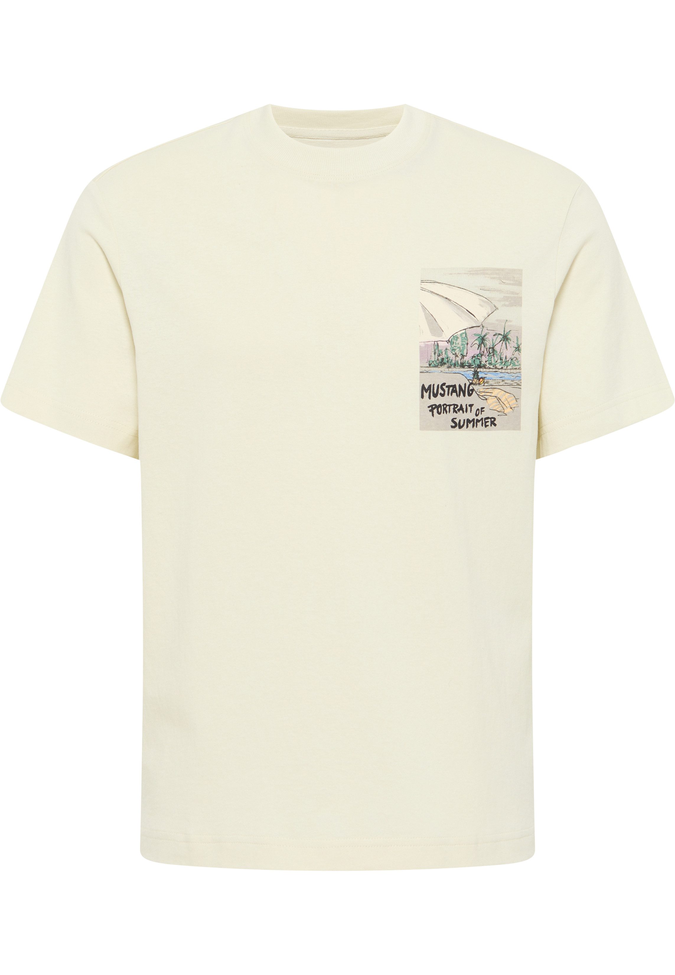MUSTANG T-Shirt Style Austin mit kleinem Frontprint günstig online kaufen