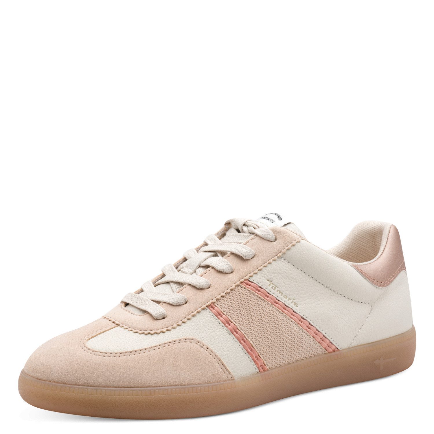 Tamaris Plateausneaker Freizeitschuh, Halbschuh, Schnürschuh mit gepolstertem Schaftrand