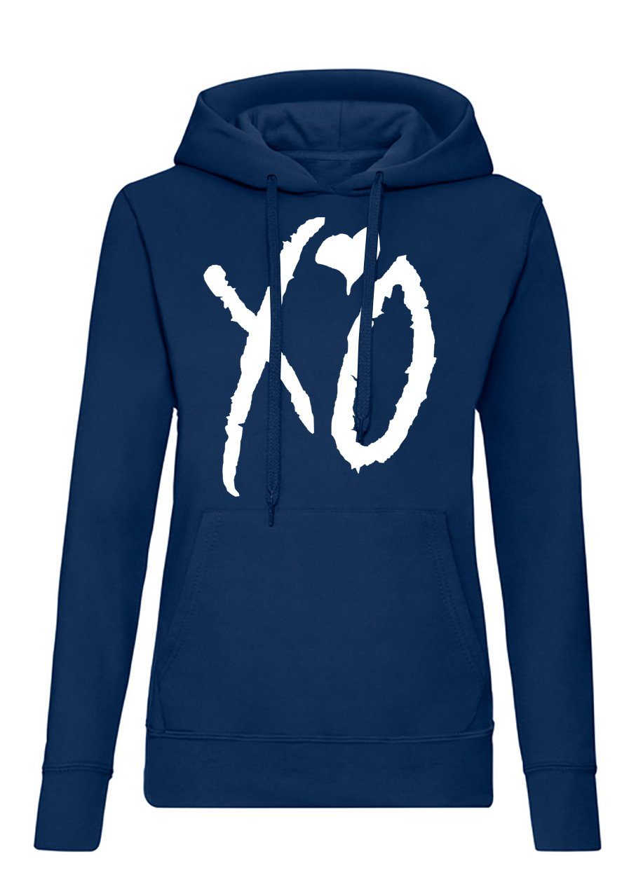 Blondie & Brownie Hoodie Damen XO Starboy Kisses and Hugs Musik Damen Hoodi günstig online kaufen
