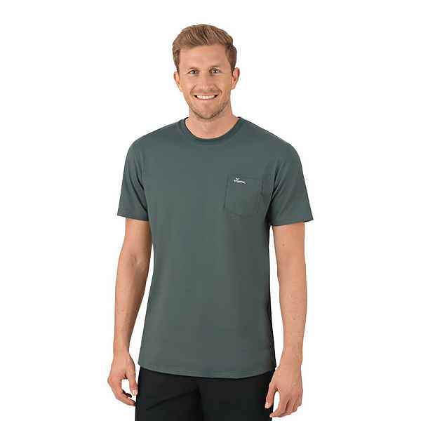 Trigema T-Shirt aus Biobaumwolle mit Brusttasche