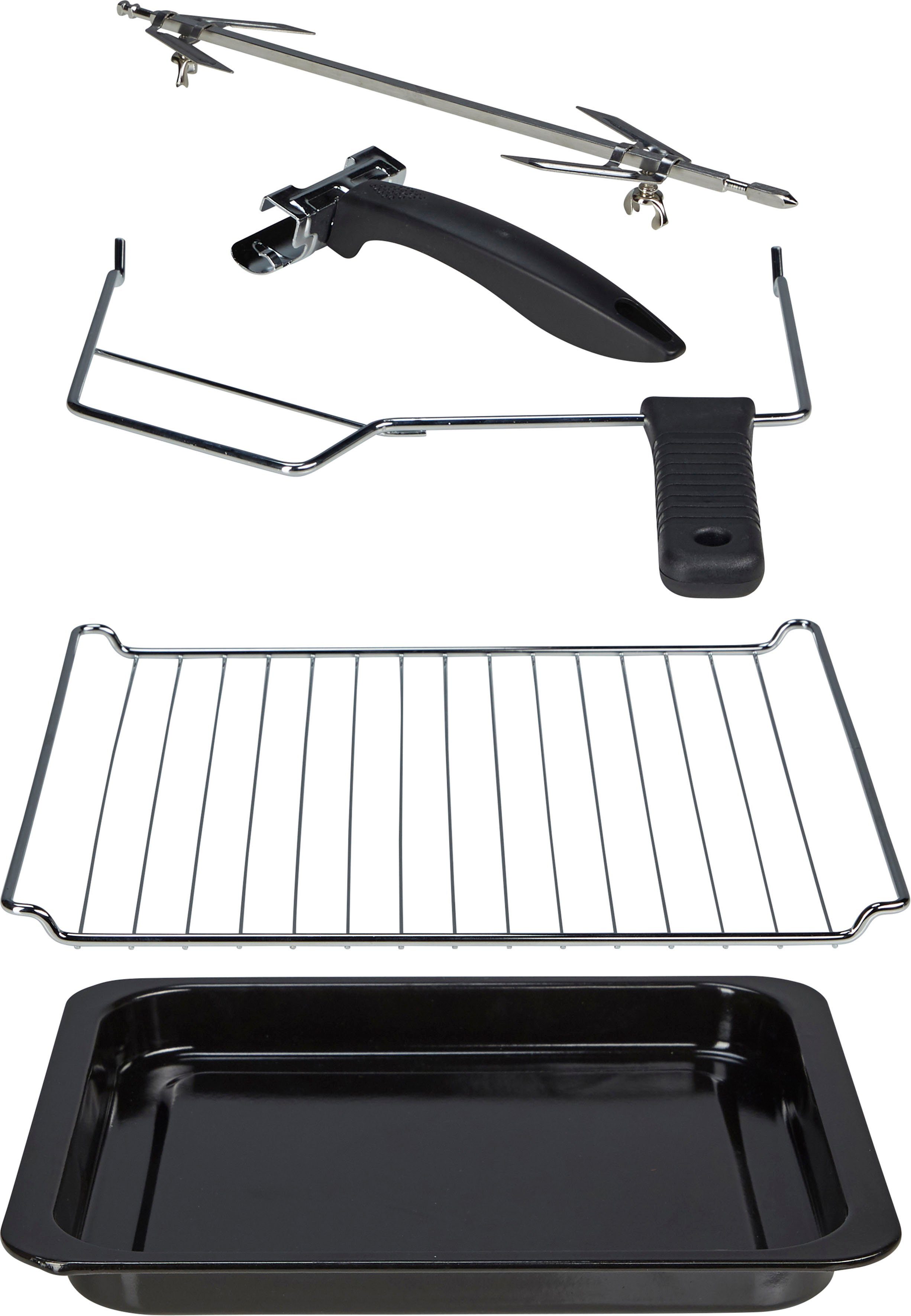 Hanseatic Minibackofen XXL Volumen 42 L, Zeitschaltuhr, inkl. 3 Jahre Herstellergarantie