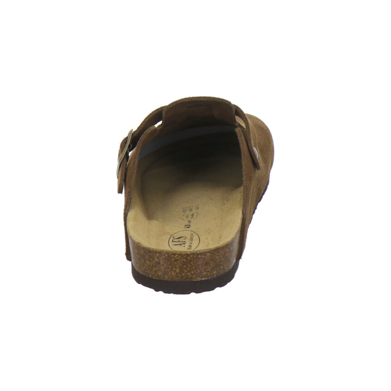 AFS-Schuhe Herren Clog aus Veloursleder mit Fußbett, Made in Germany – Bild 5 von 5