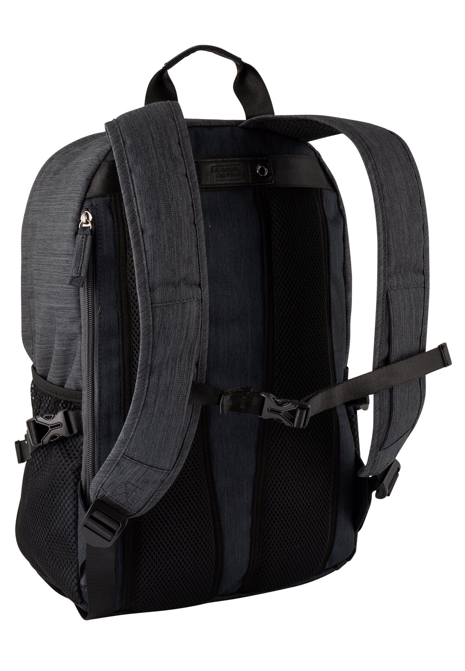 camel active Freizeitrucksack Rucksack aus strapazierfähigem Nylon, Markenlabel