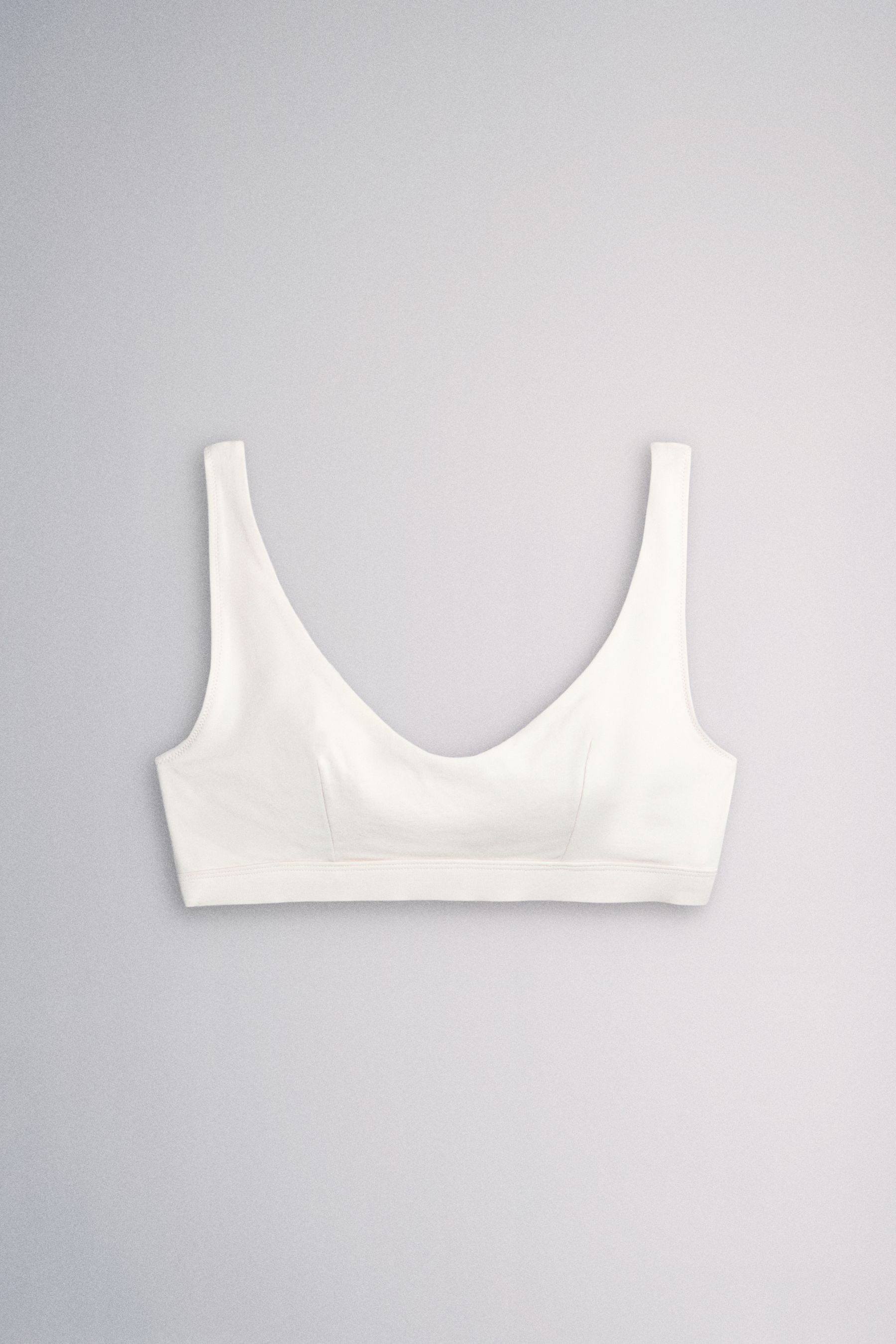 The Set Set: Bralette-BH The Set Kurze Triangel-BHs aus Baumwolle, 5er-Pack (5-tlg) – Bild 3 von 5