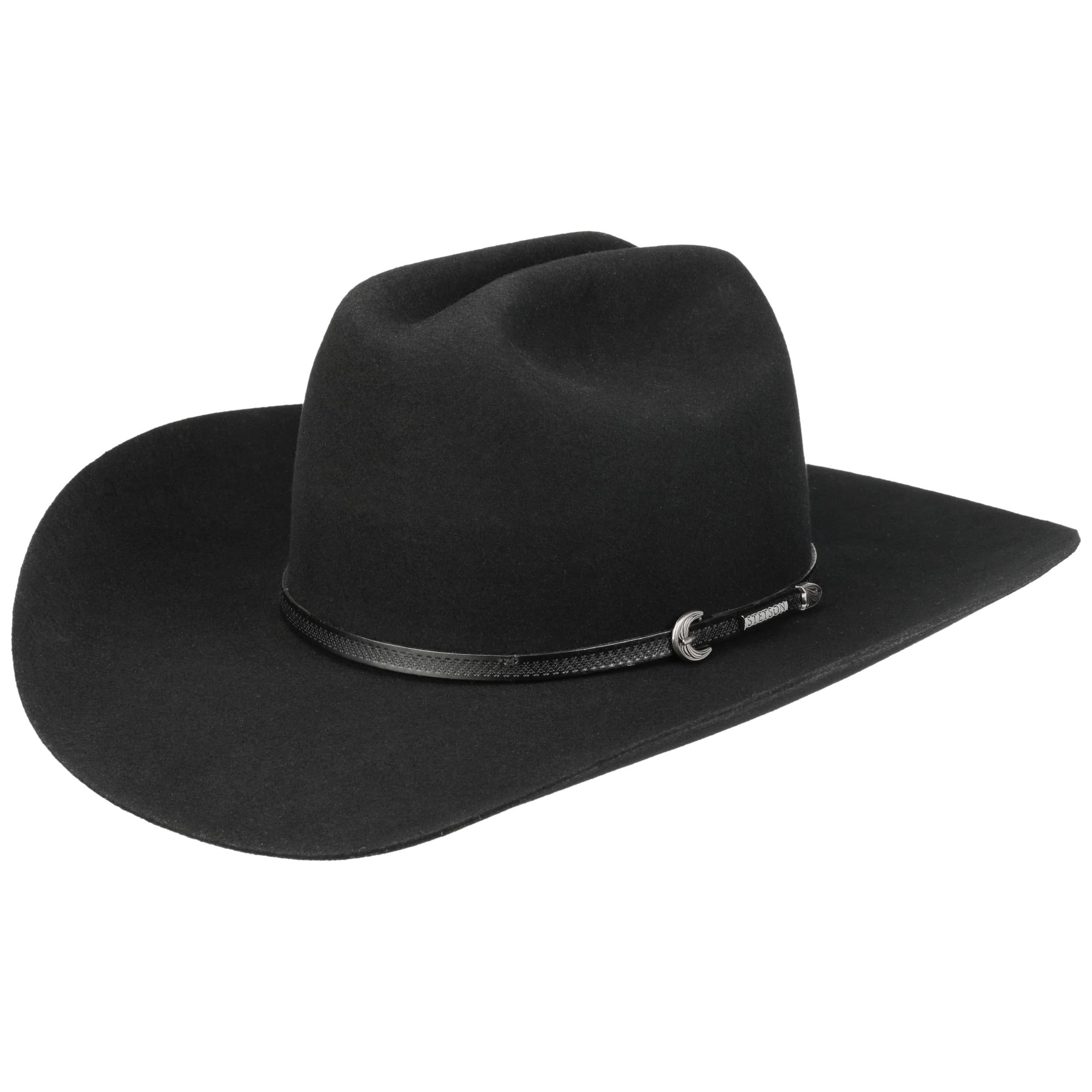Stetson Cowboyhut (1-St) Wollfilzhut mit Lederband