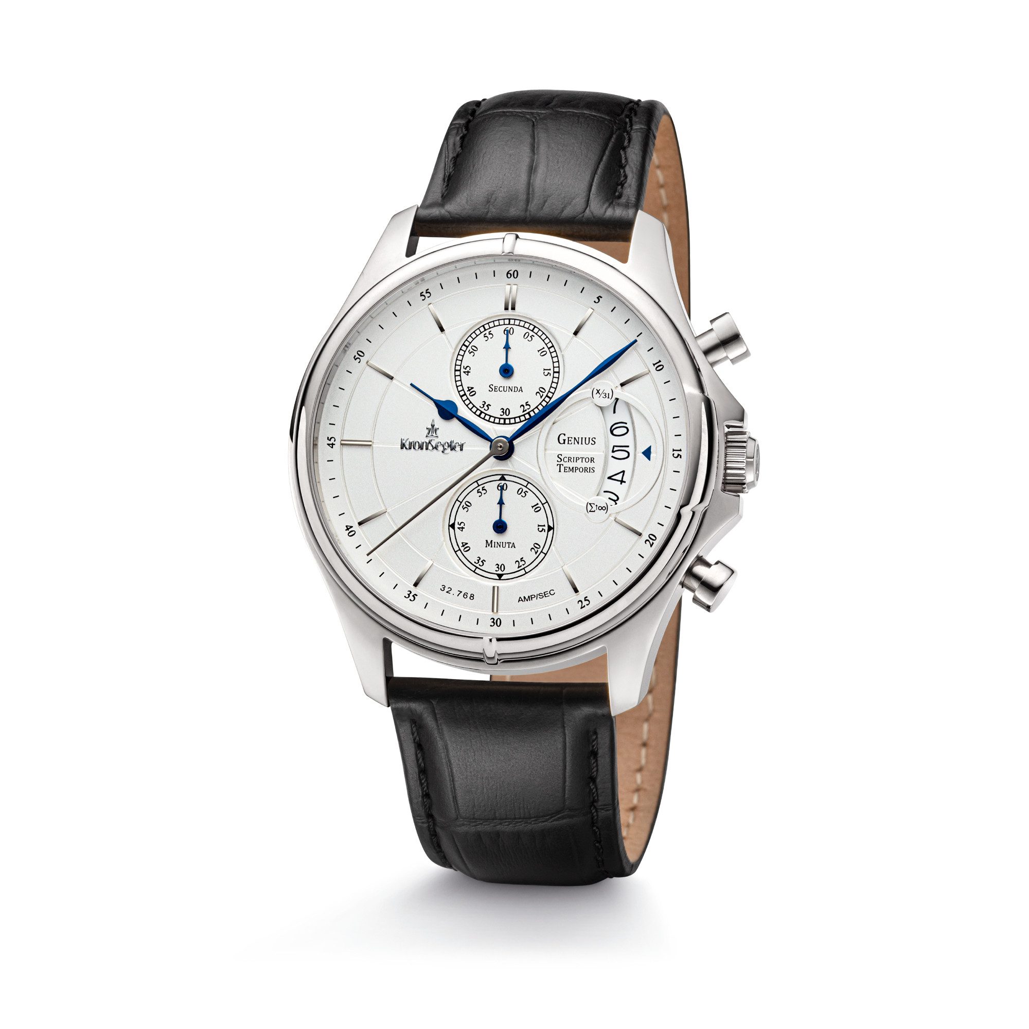 Chronograph Genius - Scriptor Temporis Herrenuhr mit Lederband
