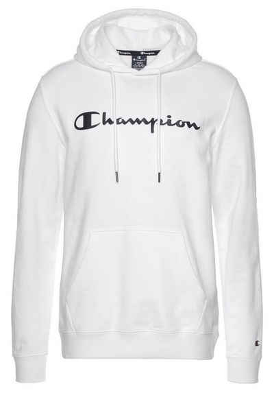 Champion Kurzarmpullover Champion Herren Hooded Sweatshirt 214138 weiß