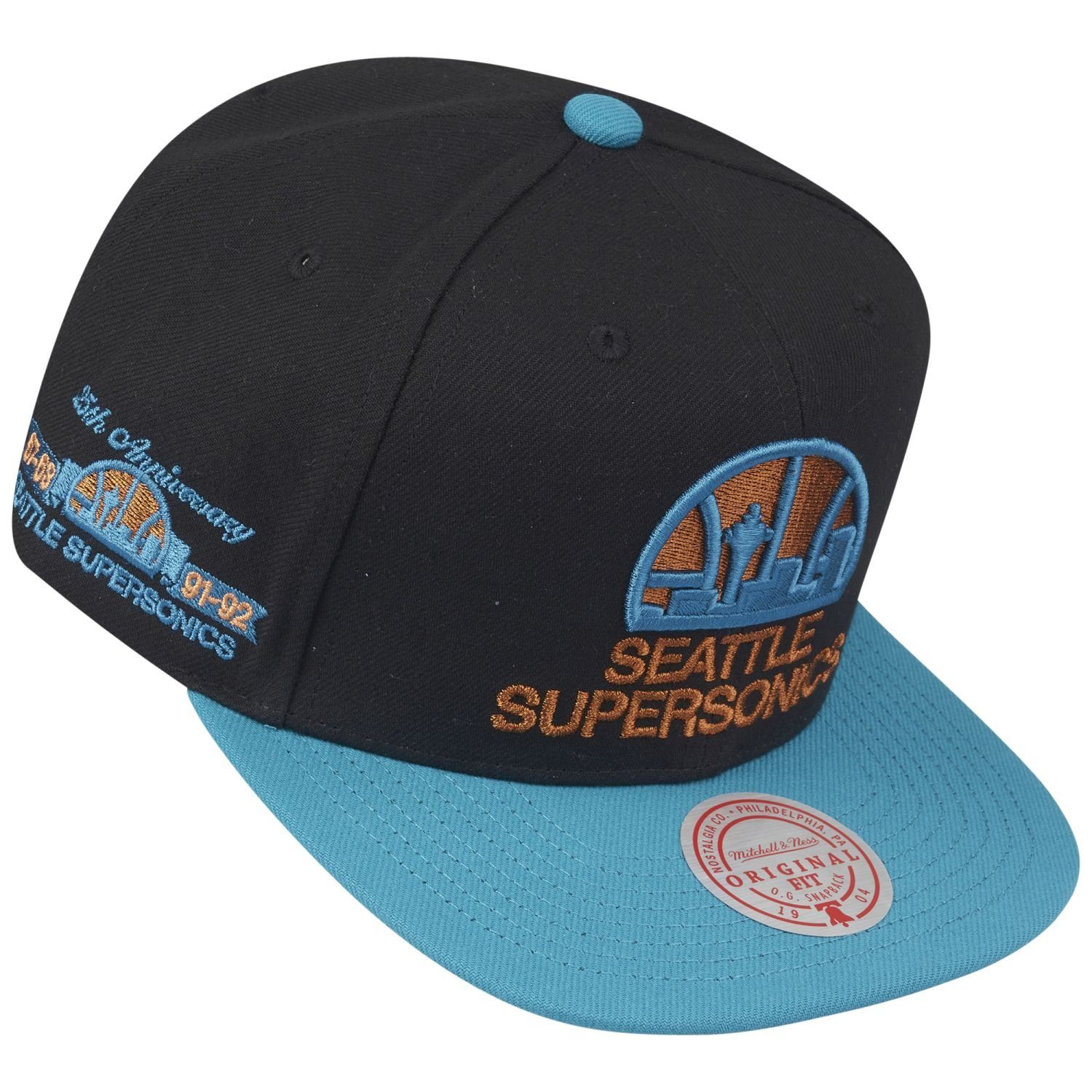 Mitchell & Ness Snapback Cap MAKE SuperSonics Seattle CENTS