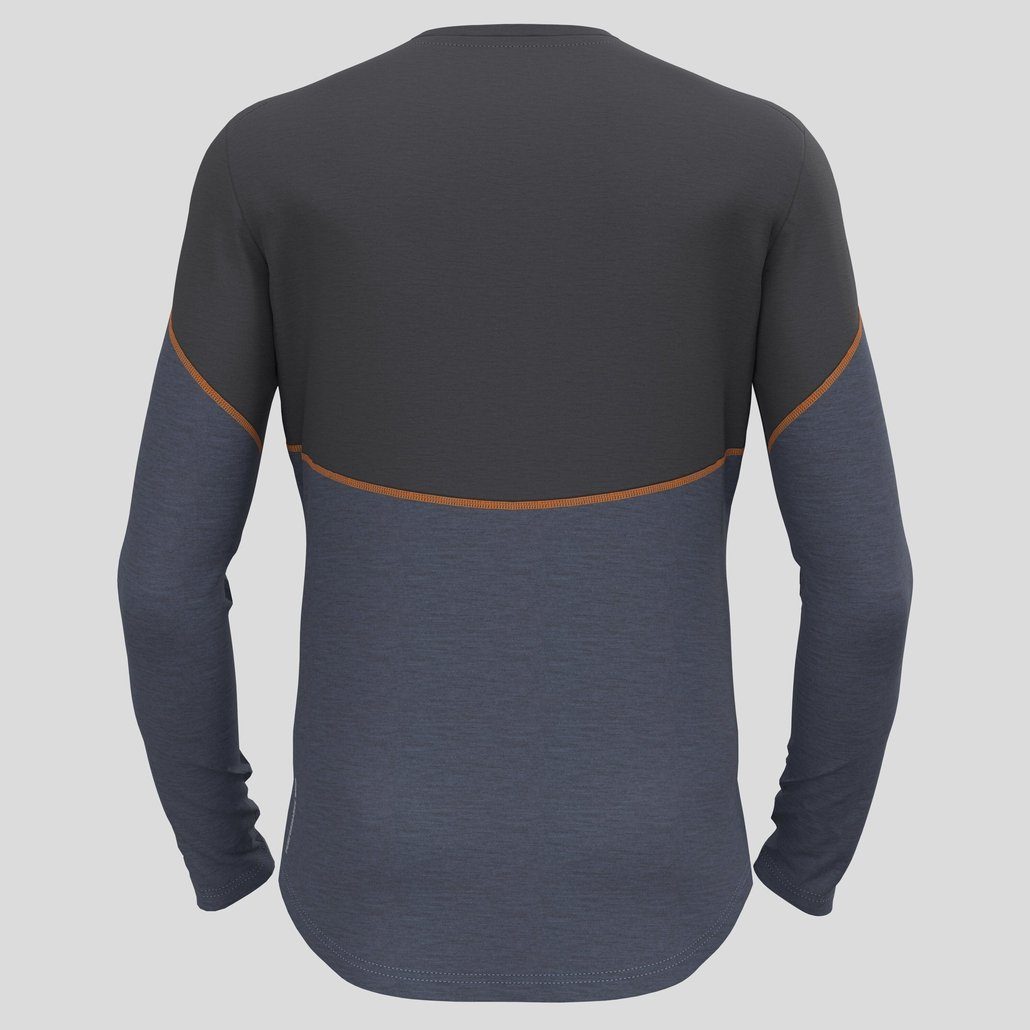 Odlo Funktionsunterhemd Langärmeliger Revelstoke Performance Wool Warm Base günstig online kaufen