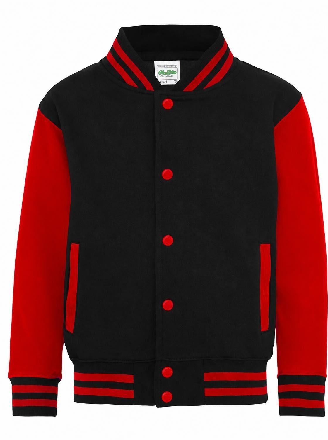Just Hoods Outdoorjacke Kinder College Jacke Kids Varsity Jacket