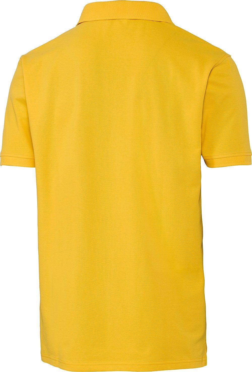 schöne Assn und Piqué-Struktur gelb Logo-Stick U.S. Kontrastton Polo Poloshirt im