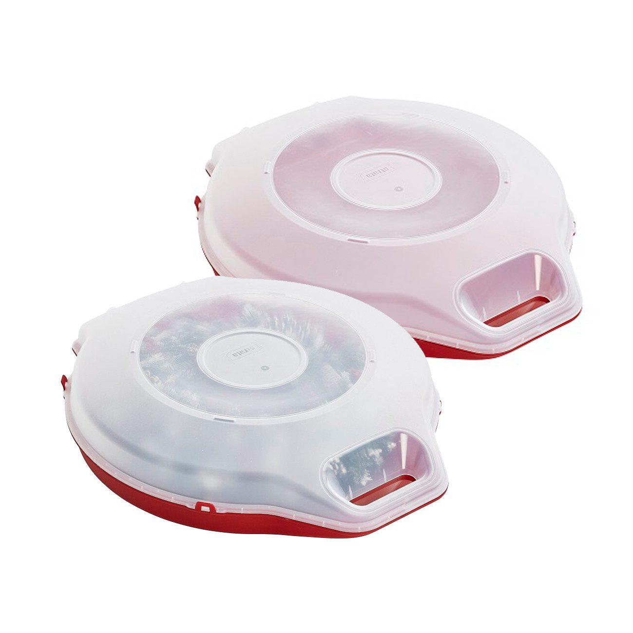 Kreher Aufbewahrungsbox für Weihnachtskranz Ø bis zu 55 cm (Set wählbar)